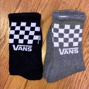 VANS RARE 2-PACK gray and black socks